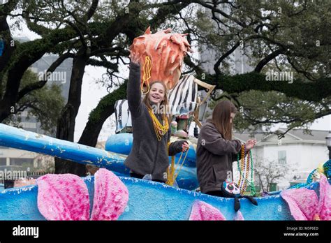 Mardi Gras parade in Mobile, Alabama Stock Photo - Alamy