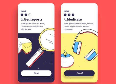 Beautifully Illustrated Onboarding Screens In Mobile Design Speckyboy