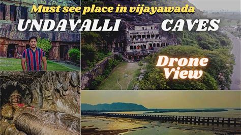 Unforgettable Drone Visuals Of Undavalli Caves And Prakasam Barrage In