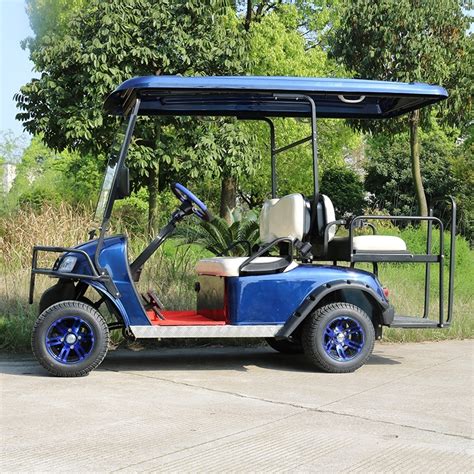 Seats Electric Lifted Golf Cart Hunting Car With Powerful Kw Ac