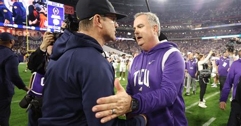 Report: TCU alerted to Michigan sign-stealing before CFP semifinal ...