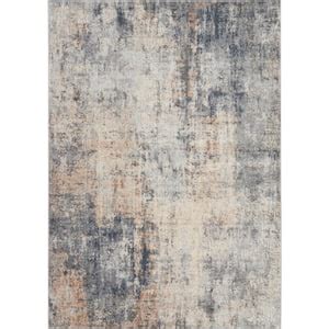 Nourison Rustic Textures Grey Beige Ft X Ft Abstract