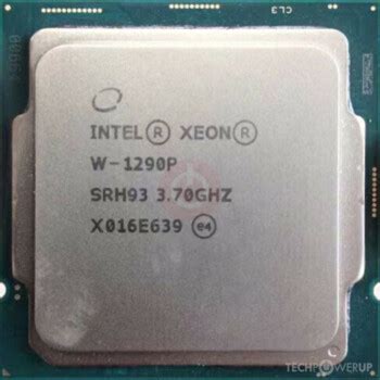 Intel Xeon W-1290P Specs | TechPowerUp CPU Database