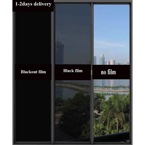 50cm 60cmx 3m Window Tint Film Tinting Roll Kit Vlt Black Uv Proof