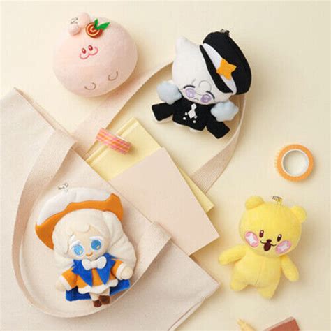 Cookie Run Kingdom Official Plush Keyring Keychains 4type Cream Puff