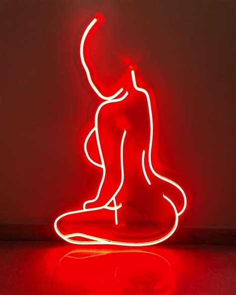 Girl Neon Sign Sexy Womans Body Decoration For Interior Led Neon Sign For Bar Etsy