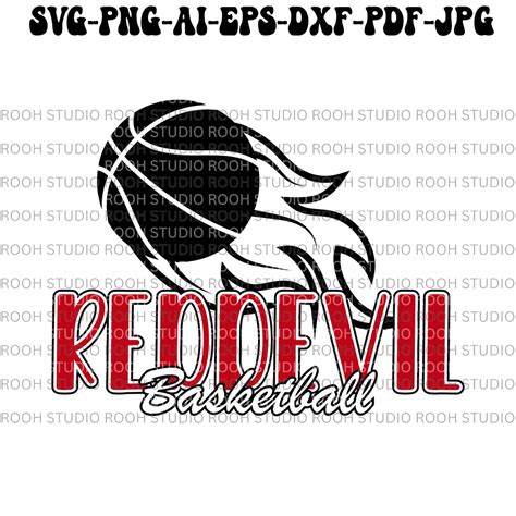 Basketball Svg Red Devil Basketball Red Devil Devil - Etsy