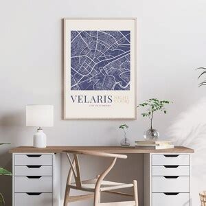 Sjm Multiverse Map Prints Maasverse Velaris Orynth Lunathion Crossover