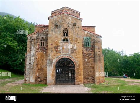 San Miguel De Lillo Church Oviedo Asturias Province Spain Stock