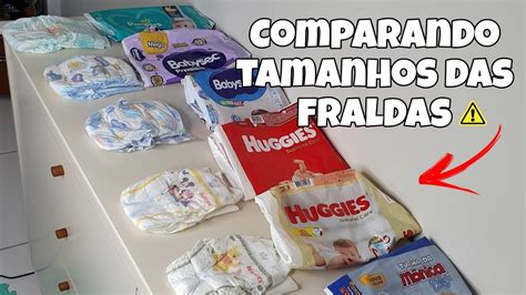 COMPARANDO TAMANHO DAS FRALDAS M DICA IMPORTANTE Ana Paula De