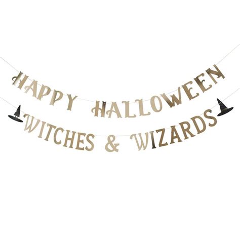 Witch Wizard Halloween Guirlande Til Kr P Temashop Dk