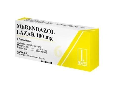 Mebendazol Lazar Comprimidos Farmashop