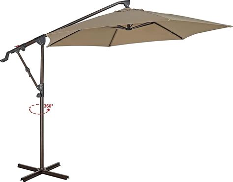 Buy Awqm 10 Ft Cantilever Umbrellaoutdoor Aluminum Offset Patio