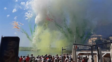 Recco Genova Sagra Del Fuoco Settembre Sparata Di Fuochi D