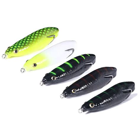 Pcs Topwater Frog Lures Cm G Snakehead Rubber Fishing Soft