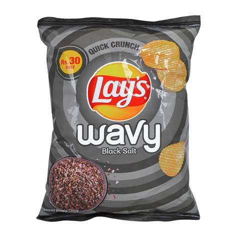 Buy Lays Wavy Black Salt 18g Online At Special Price In Pakistan