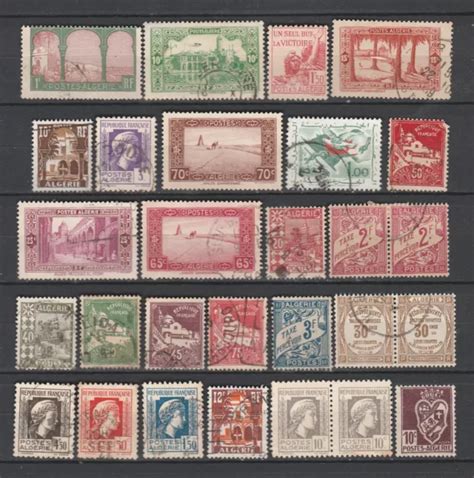 ALGÉRIE LOT De Timbres Oblitérés Et Non Oblitérés Dalgérie EUR 1 20