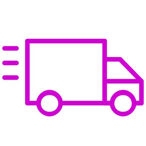 Delivery Truck Icon Pink