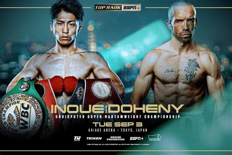 A qué hora es Naoya Inoue vs TJ Doheny y dónde ver la pelea de