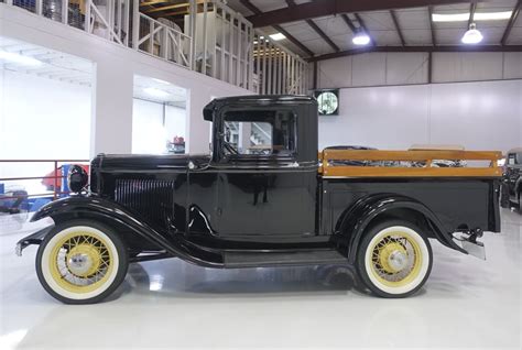 Restored Ford Model B Pickup Added Safety Features