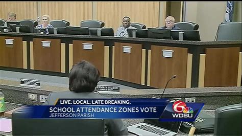 Jefferson Parish School Board approves rezoning plan