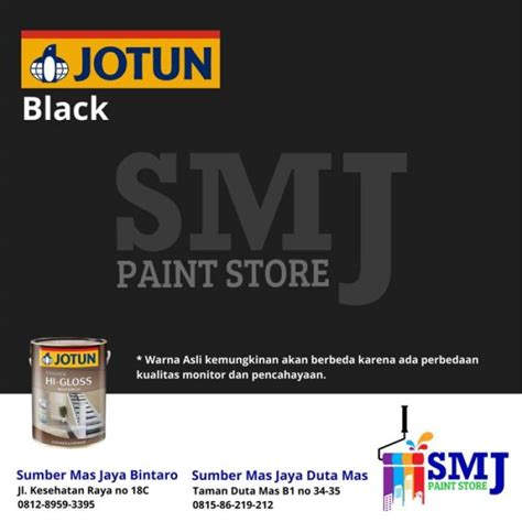 Promo Cat Minyak Kayu Besi Jotun Essence Hi Gloss Warna Black 0 9 L