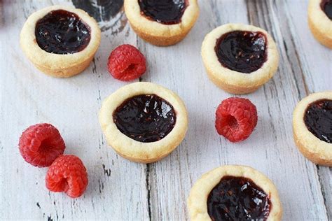 Mini Shortbread Raspberry Tarts Recipe A Magical Mess