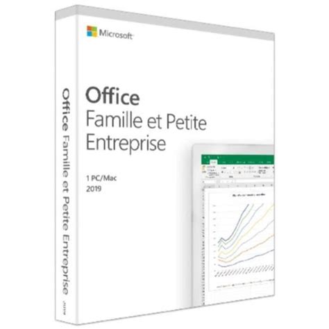 Logiciel De Bureautique Microsoft Office Famille Et Entreprise 2019