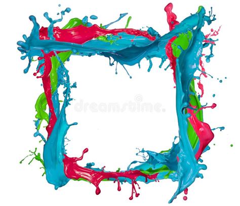 Colorful Paint Splash Stock Photo Image Of Splash Brush 30940254