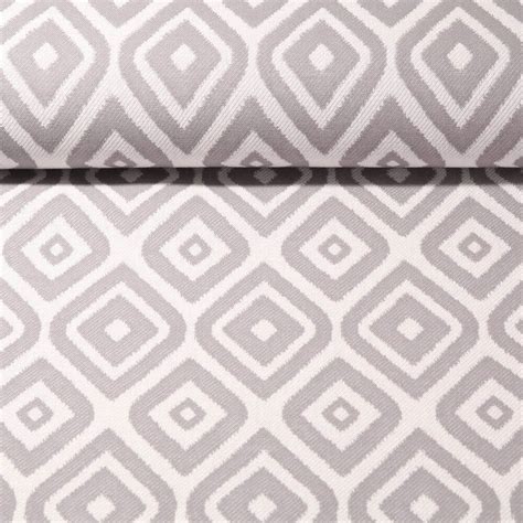 Tissu D Ext Rieur Ikat Jacquard Double Face Gris Snaply