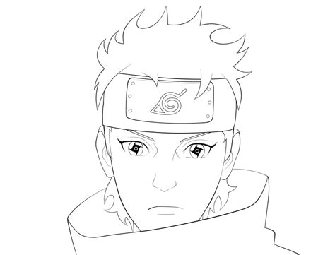 Shisui Uchiha Coloring Pages