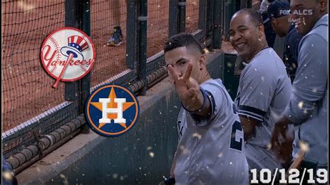 New York Yankees Highlights Alcs Game 1 Vs Houston Astros Youtube