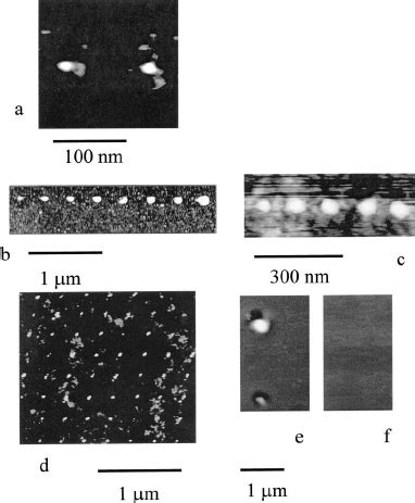 Examples Of Patterned Nanodots A A Fragment Of A Nanodot Array