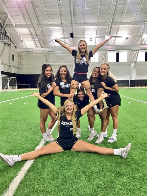 CU Buffs Cheerleaders | University of colorado, Cheerleading, Dream school