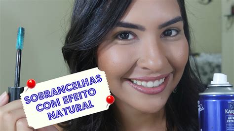 Como Corrigir As Sobrancelhas Com Efeito Natural Youtube