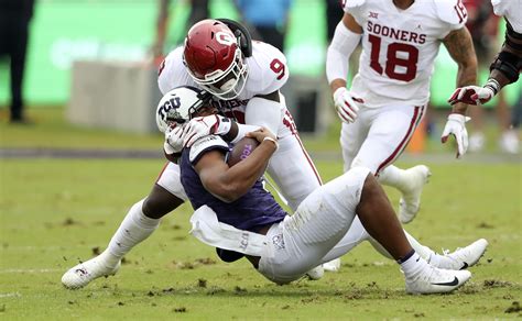 Oklahoma Football Best Usa Today Photos Of Kenneth Murray At Ou