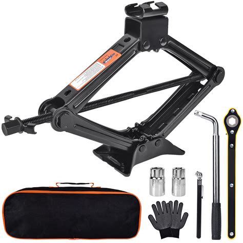 Amazon Heypub Ton Lbs Car Jack Kit Tire Jack Tool Kit