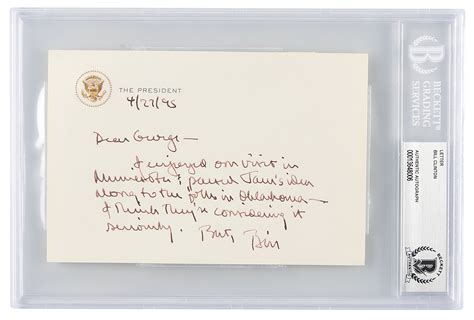 Bill Clinton Autograph Letter Signed as President | RR Auction