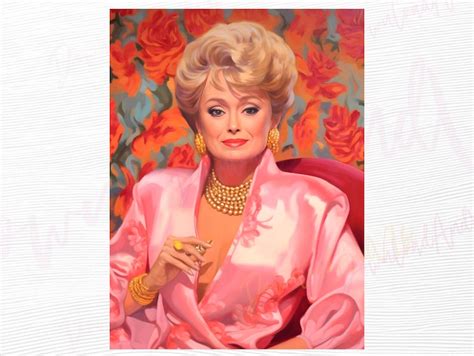 Blanche Devereaux Fashion Deluxe: Painting Art Print Inspired by Golden ...