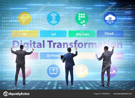 Digital Transformation And Digitalization Technology Concept Stock