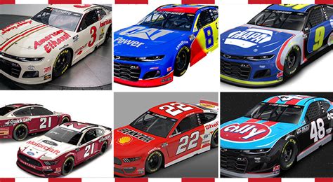 2020 Darlington Throwback Paint Schemes Nascar