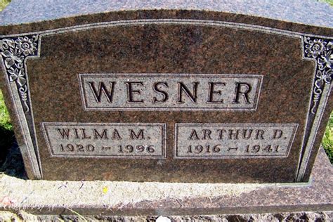 Wilma Mariah Brewer Wesner 1920 1996 Mémorial Find a Grave