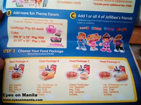 Jollibee Package Party 2024 Monah Eleanora