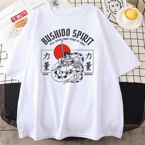 Japanese Bushido Spirit Unisex T Shirt Teeruto