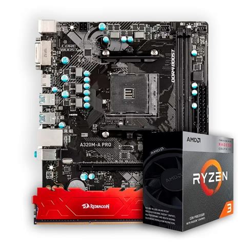 Kit Upgrade Amd Placa M E A Am Msi Ryzen G Ghz Amd