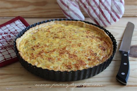 QUICHE DE CEBOLLA Y QUESO MANCHEGO PASEN Y DEGUSTEN