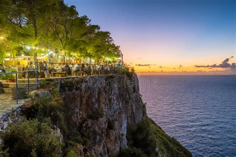 Sunset Michali Taverna With Sunset View Of Zakynthos Islands Coast And