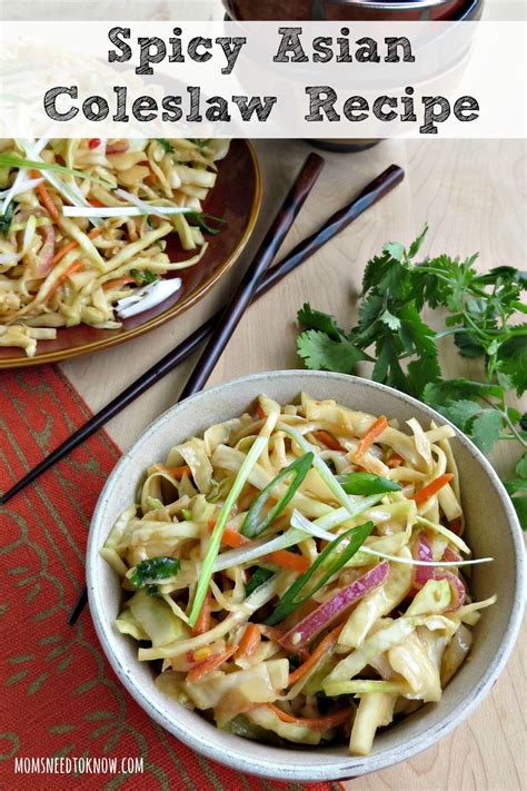 Spicy Asian Coleslaw Recipe Moms Need To Know