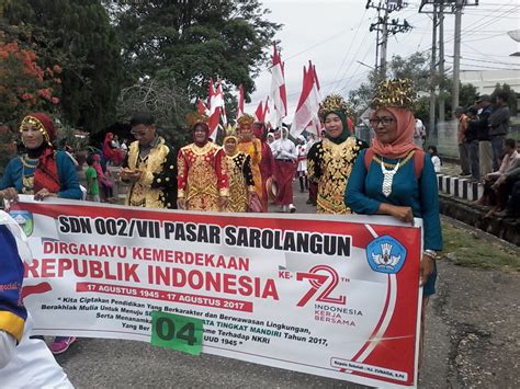 Kemeriahan Pawai Perayaan HUT RI Ke 72 Di Sarolangun WARTANEWS JAMBI