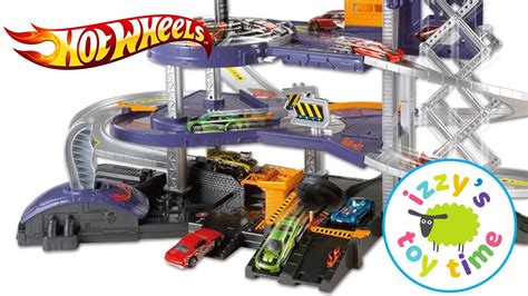 Mattel Hot Wheels Mega Garage Hot Wheels Fast Lane Cars Toys Video Youtube